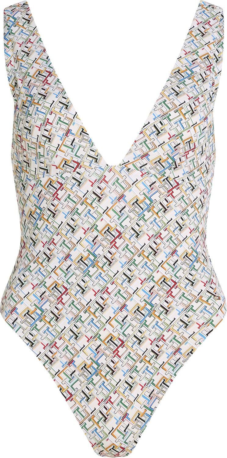 Tommy Hilfiger Plunge One Piece Badedragt Til Kvinder