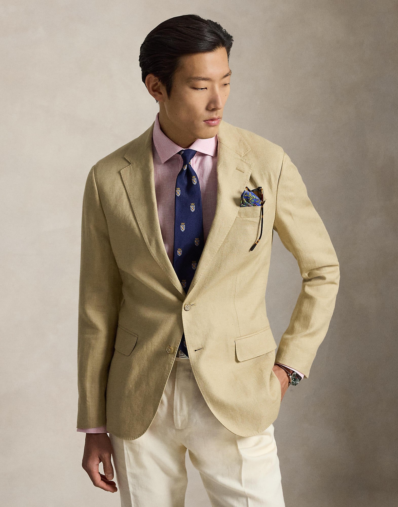Polo Soft Modern Fit Linenblend Jacket
