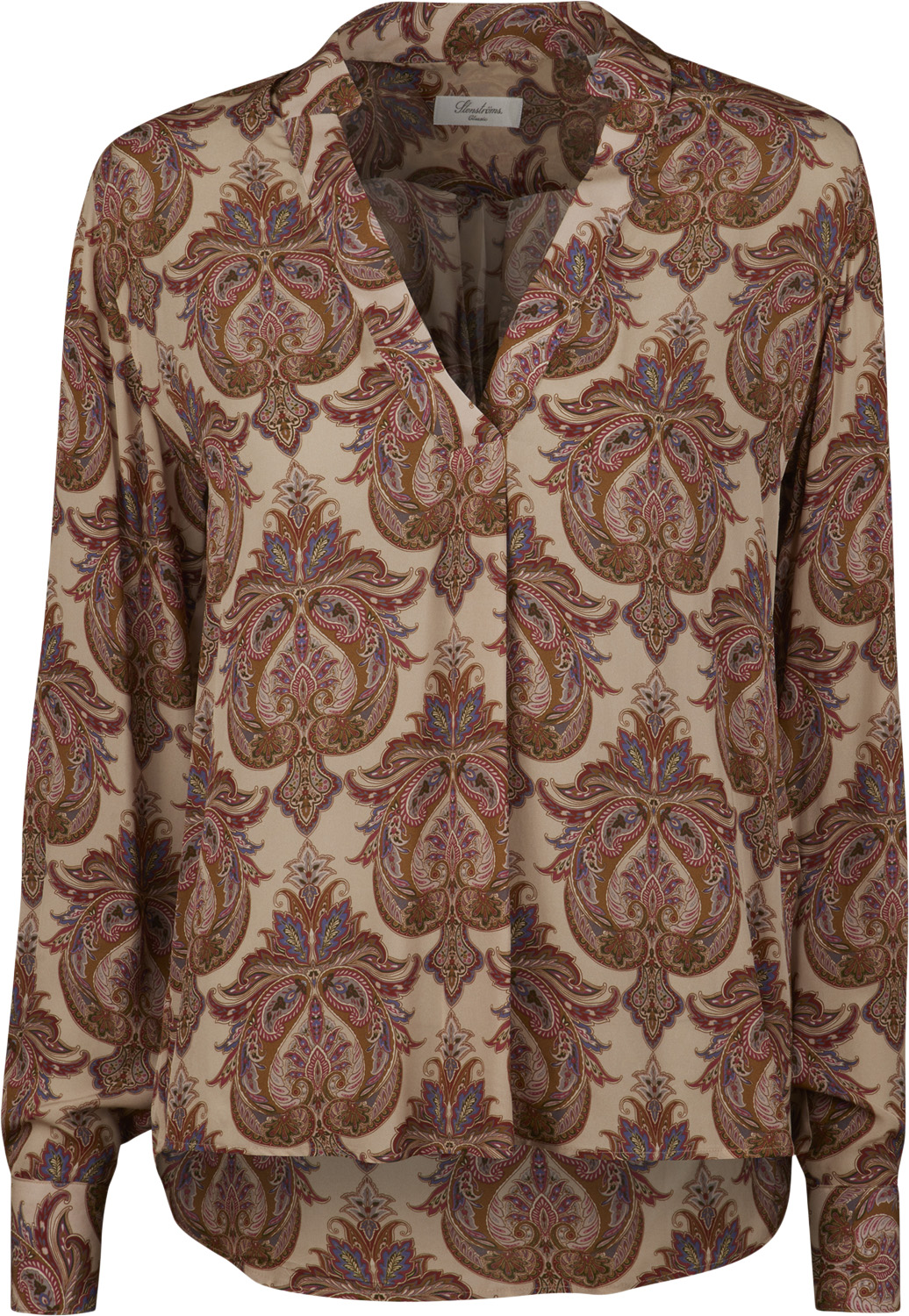 Ivory Blouse Popover Vneck