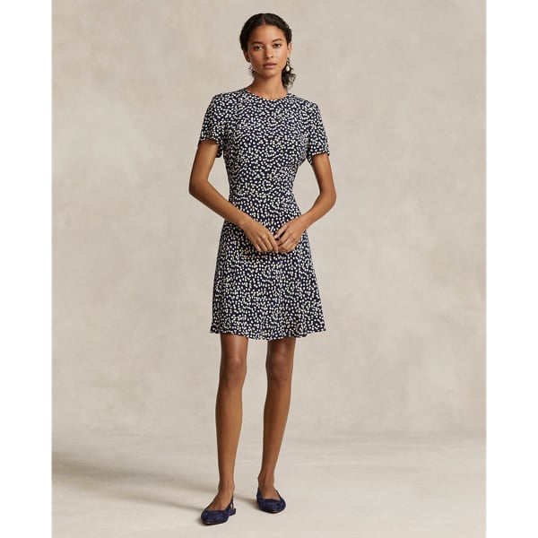 Floral Crepe Minidress