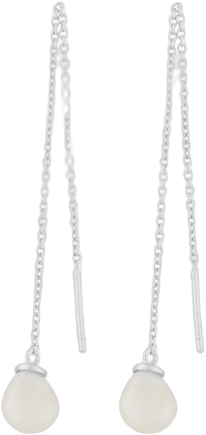 Lagoon Earchains 10 cm Baroque Pearl