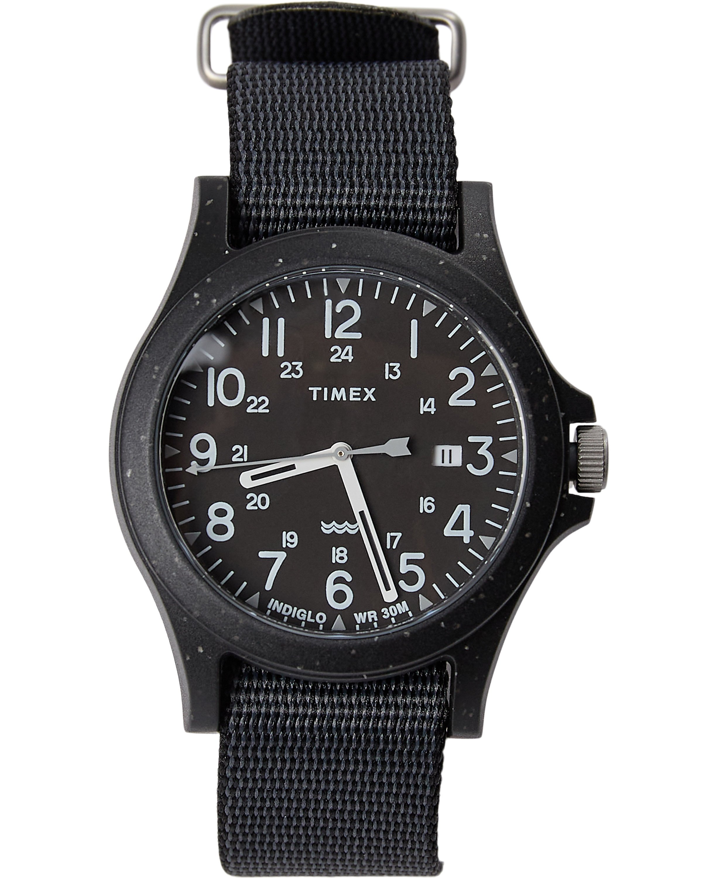 Reclaim Ocean Tide Black Case Black Dial Black Tide Fabric S