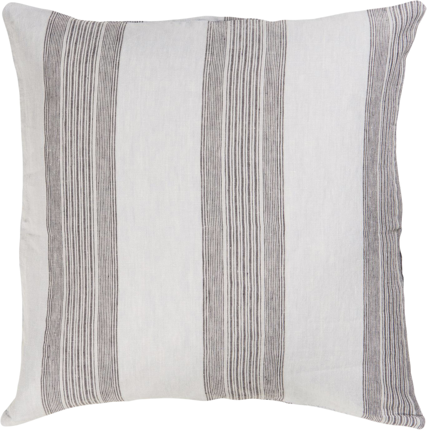 Pude Lyseblå M/grå Striber