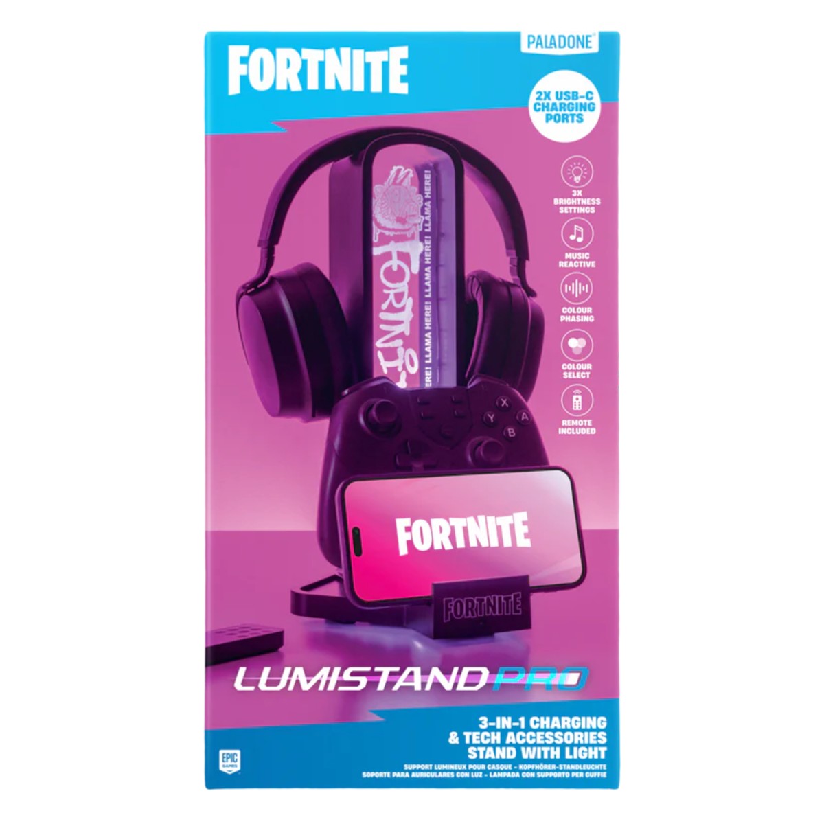 Fortnite Hovedtelefonstativ med lys