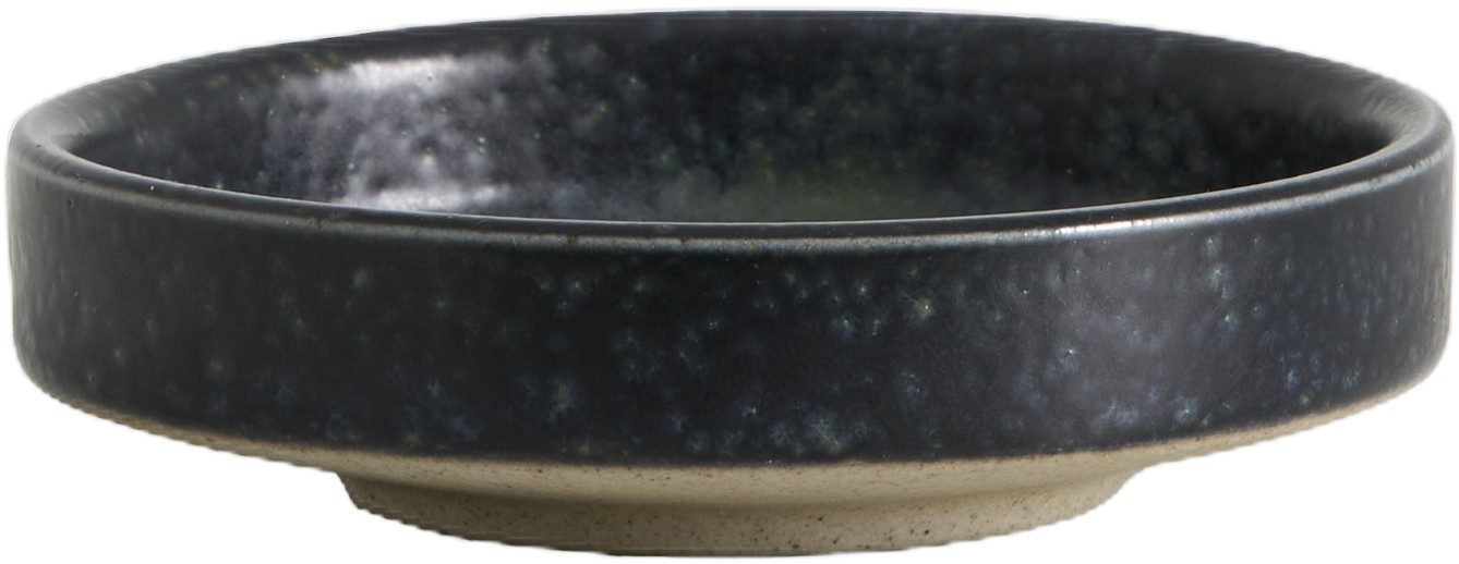 Grainy Conical Bowl Dark Blue