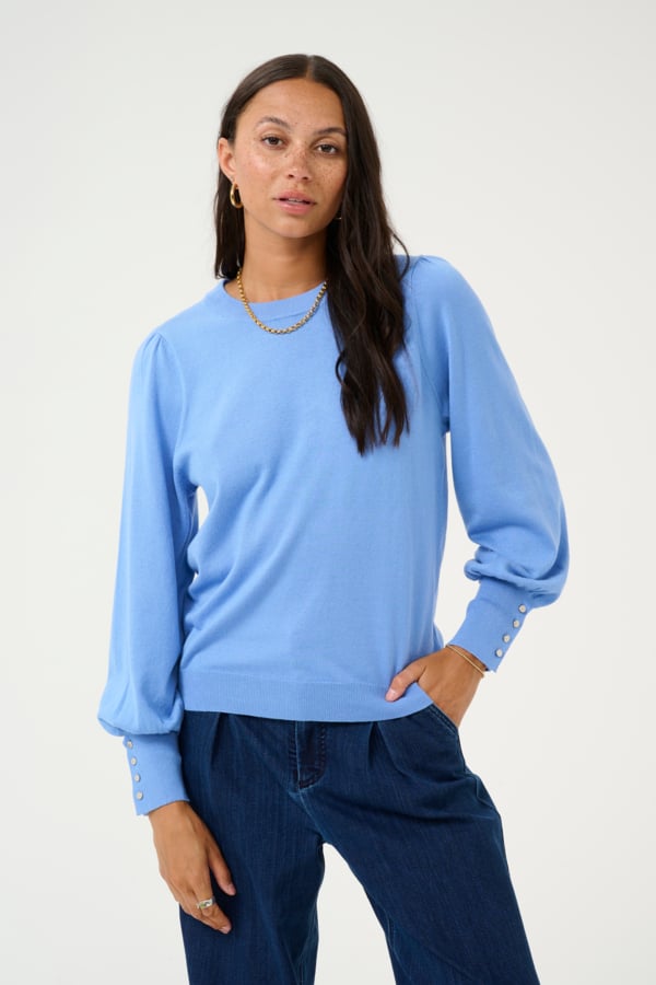 Kalizza Round Neck Knit Pullover Bu