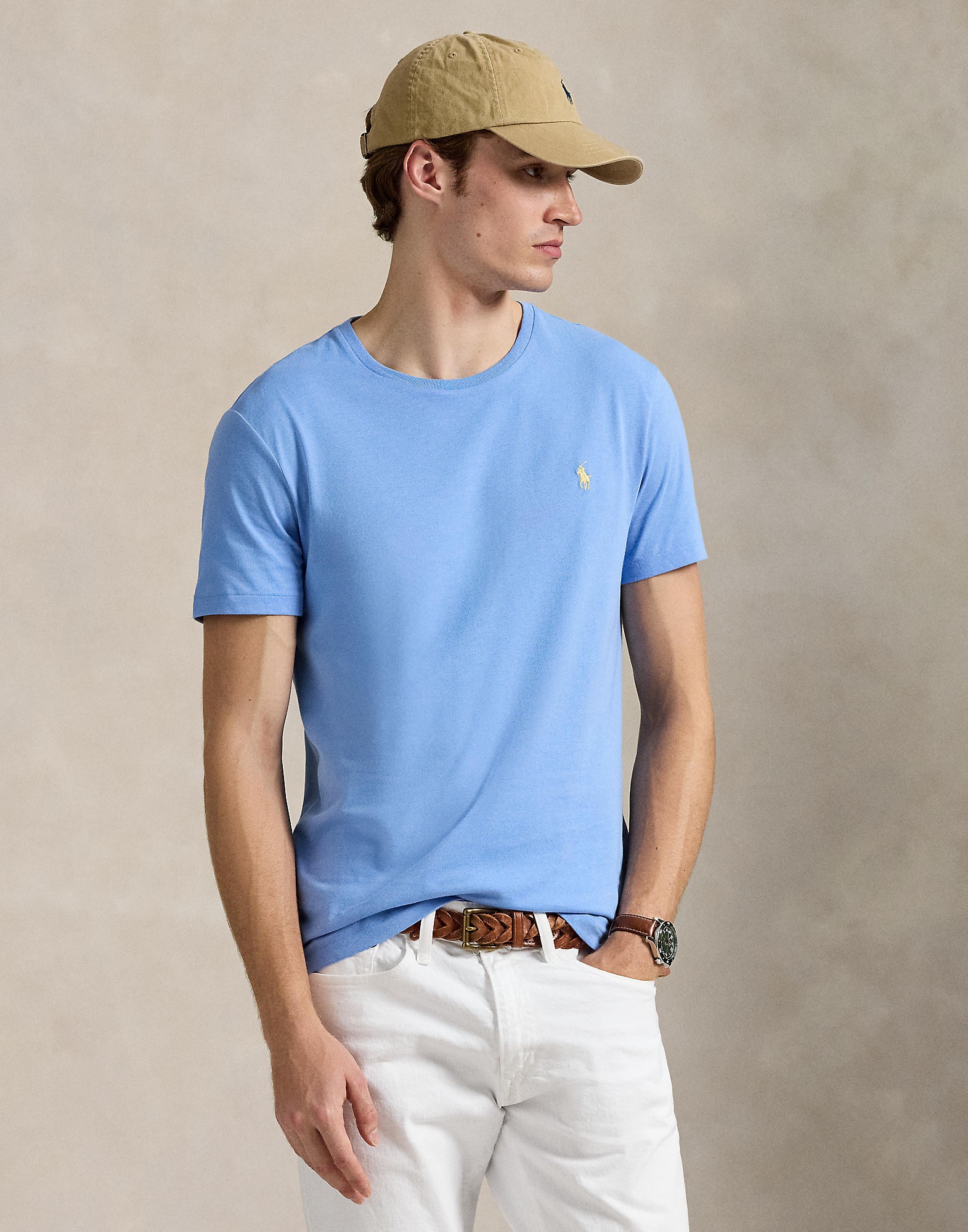 Custom Slim Fit Jersey Crewneck Tshirt - DKK 487 hos Magasin
