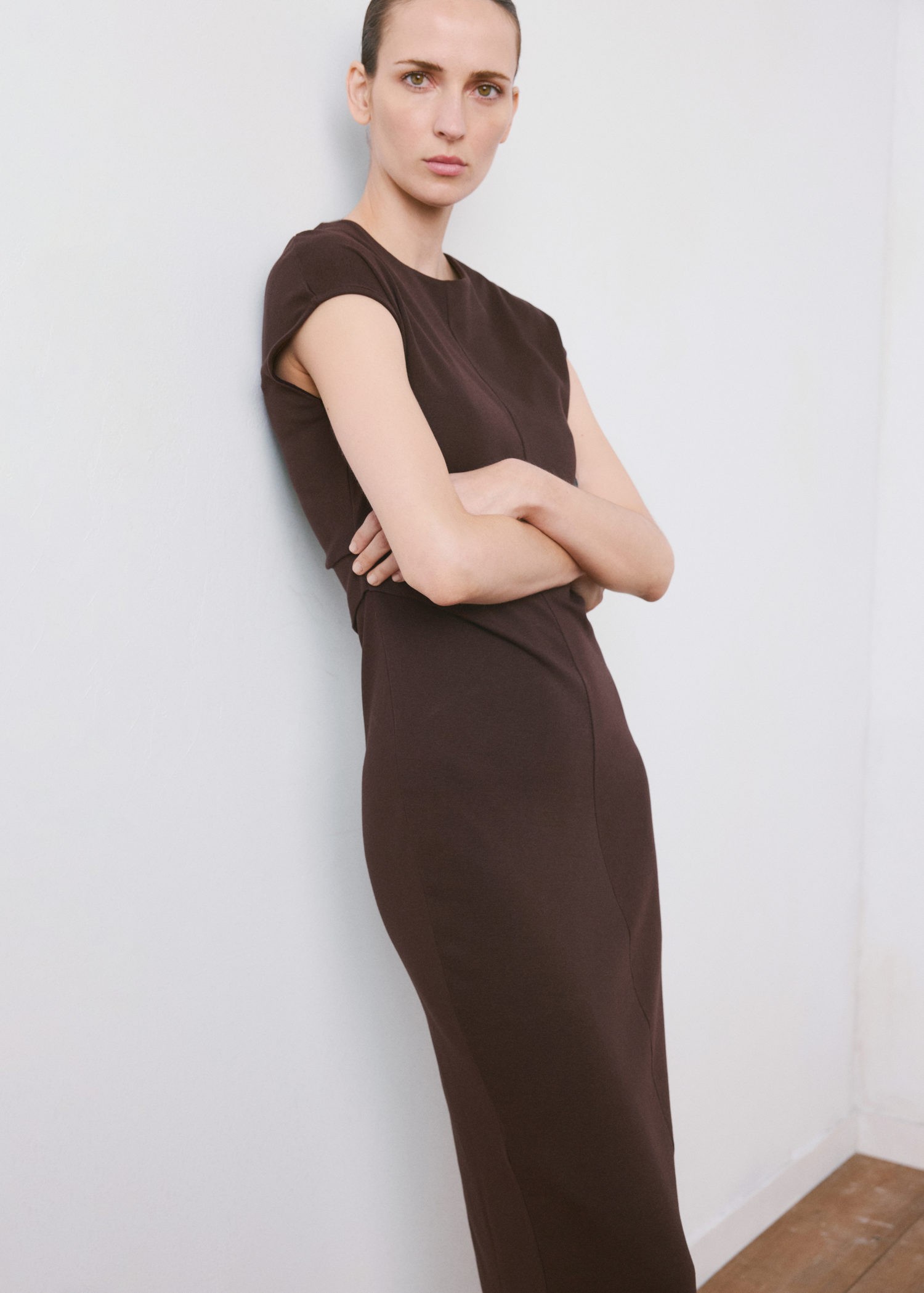 Mididress With Draped Detail