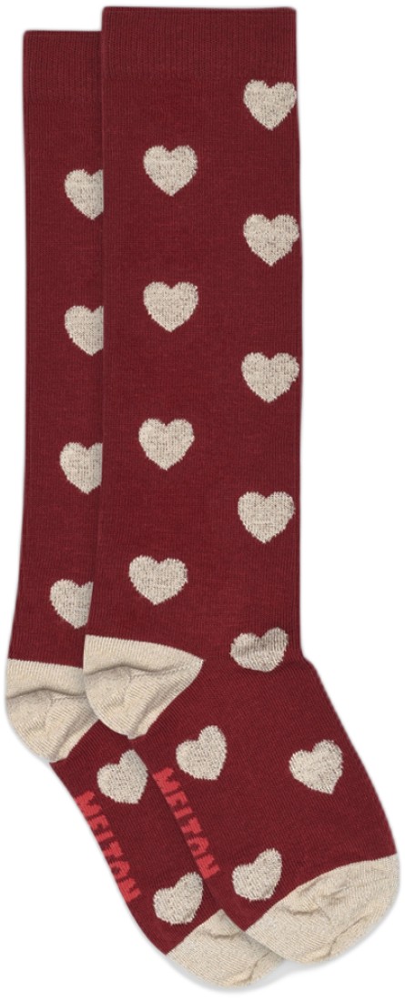 Hearts Knee Socks