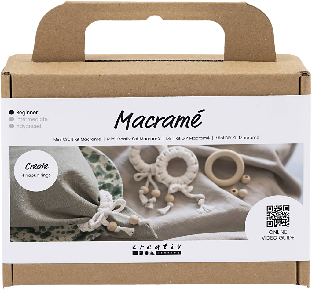 Mini Diy Kit Macramé Servietring