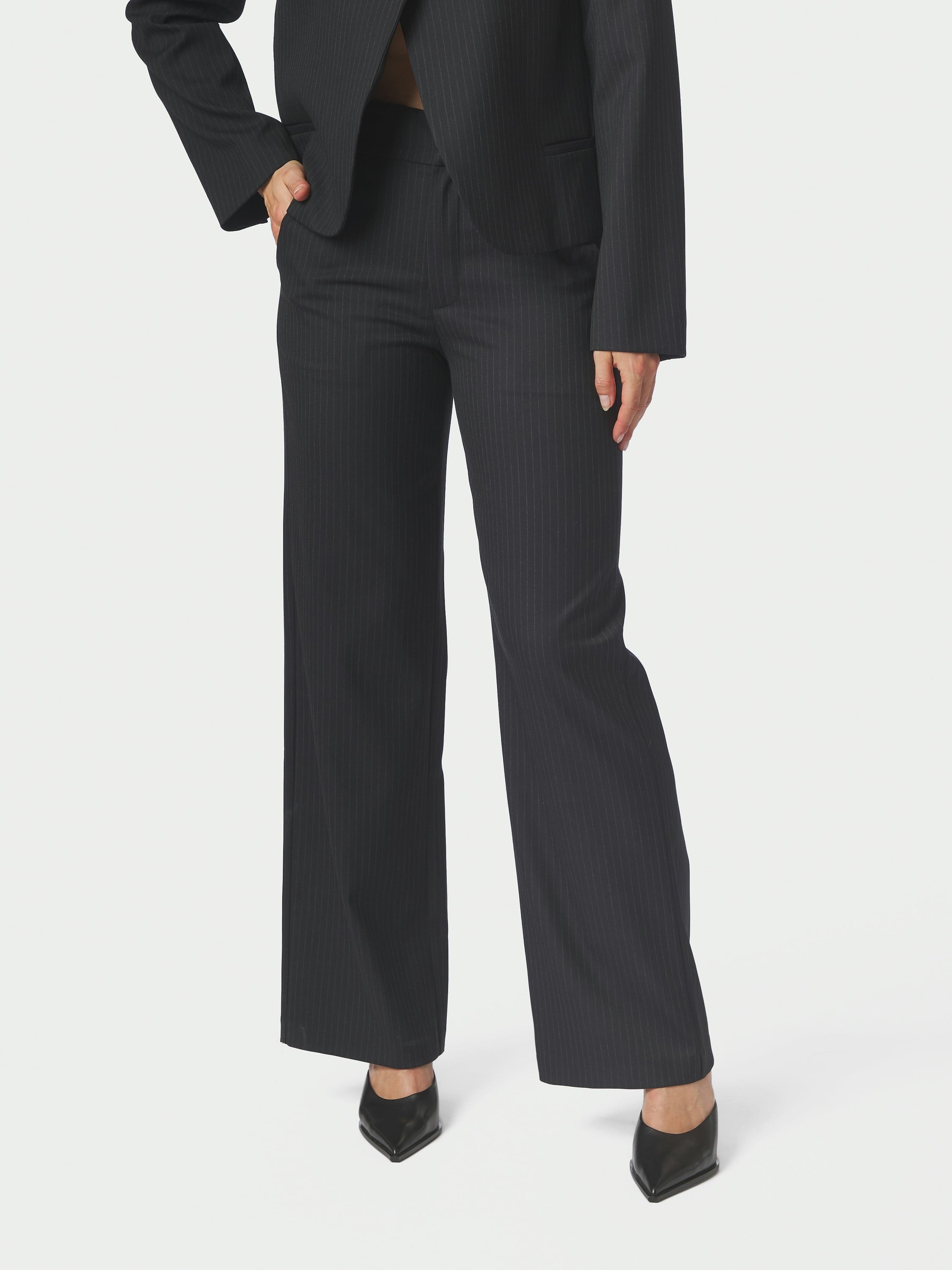 Nathalie Slim Pinstripe Pants