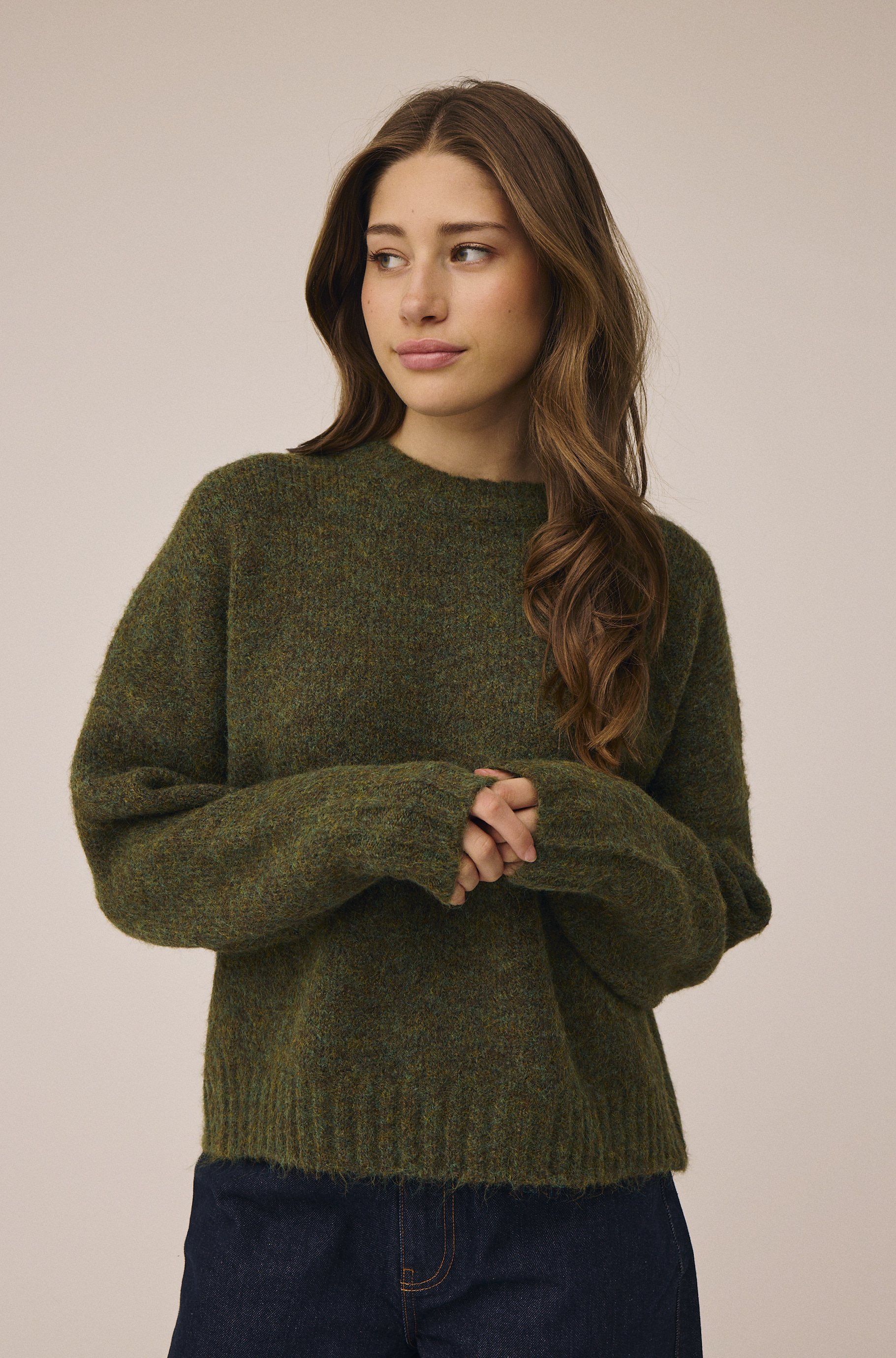 Iselin 3 Round Neck Sweater GRS