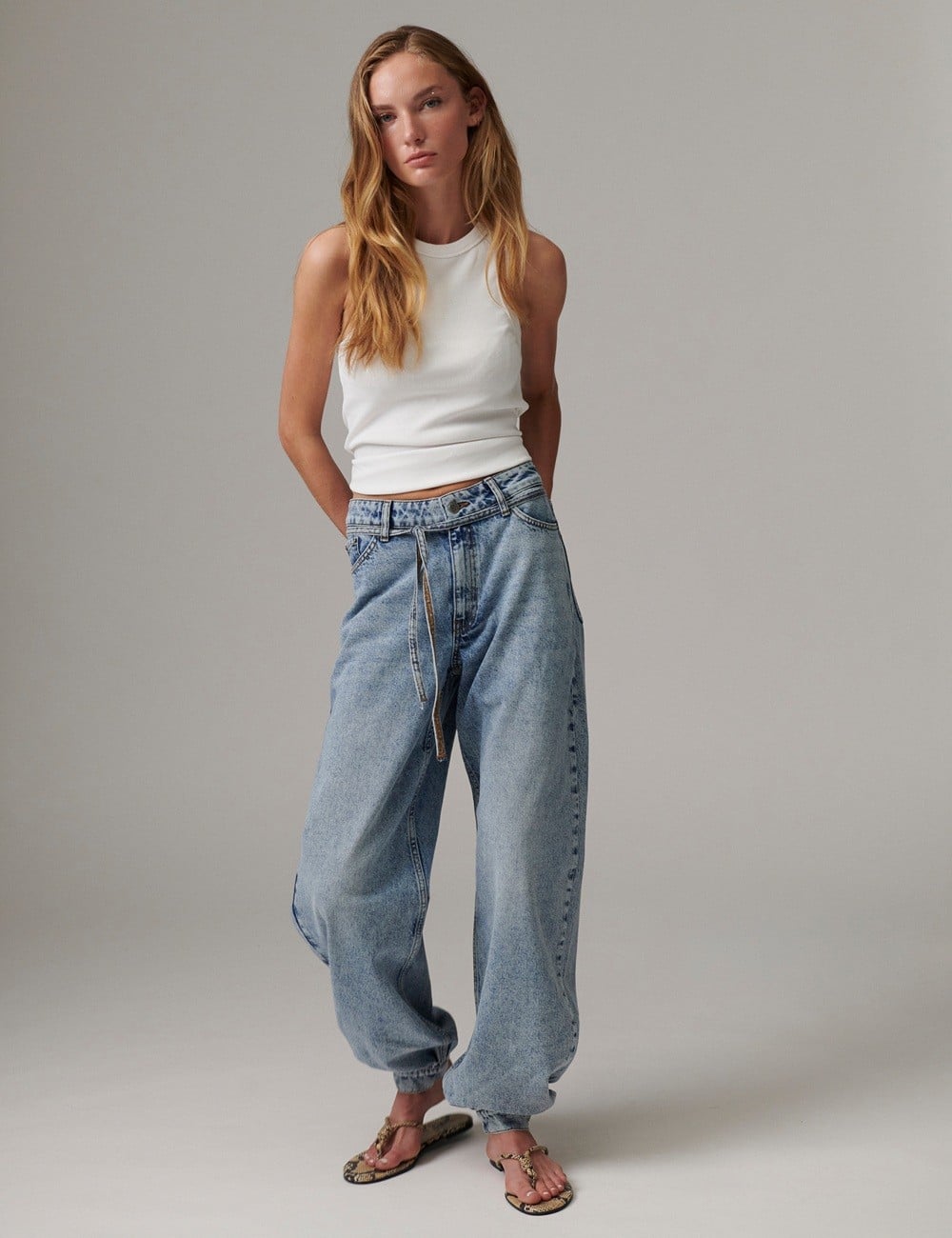 Dayblaire Cuff Soft Denim Structure
