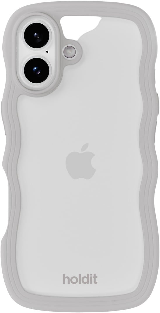 Wavy Case Iphone 17 Wool Gray/transparent