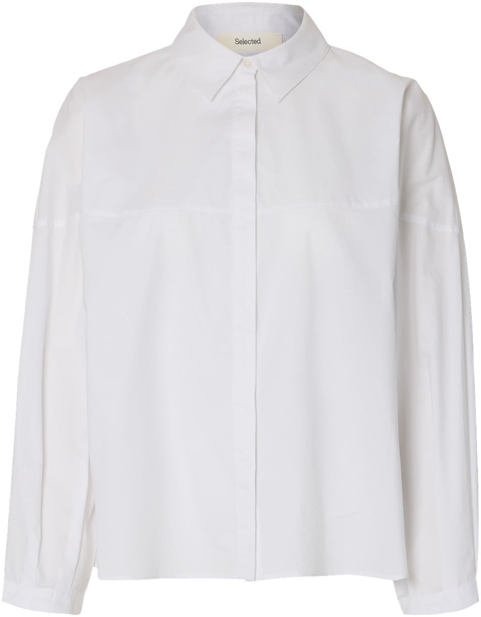 Slfdelia Regular LS Pleated Shirt B