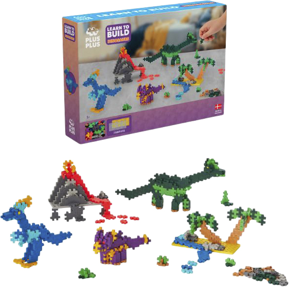 Plus Plus Learn to Bild Dinosaurs