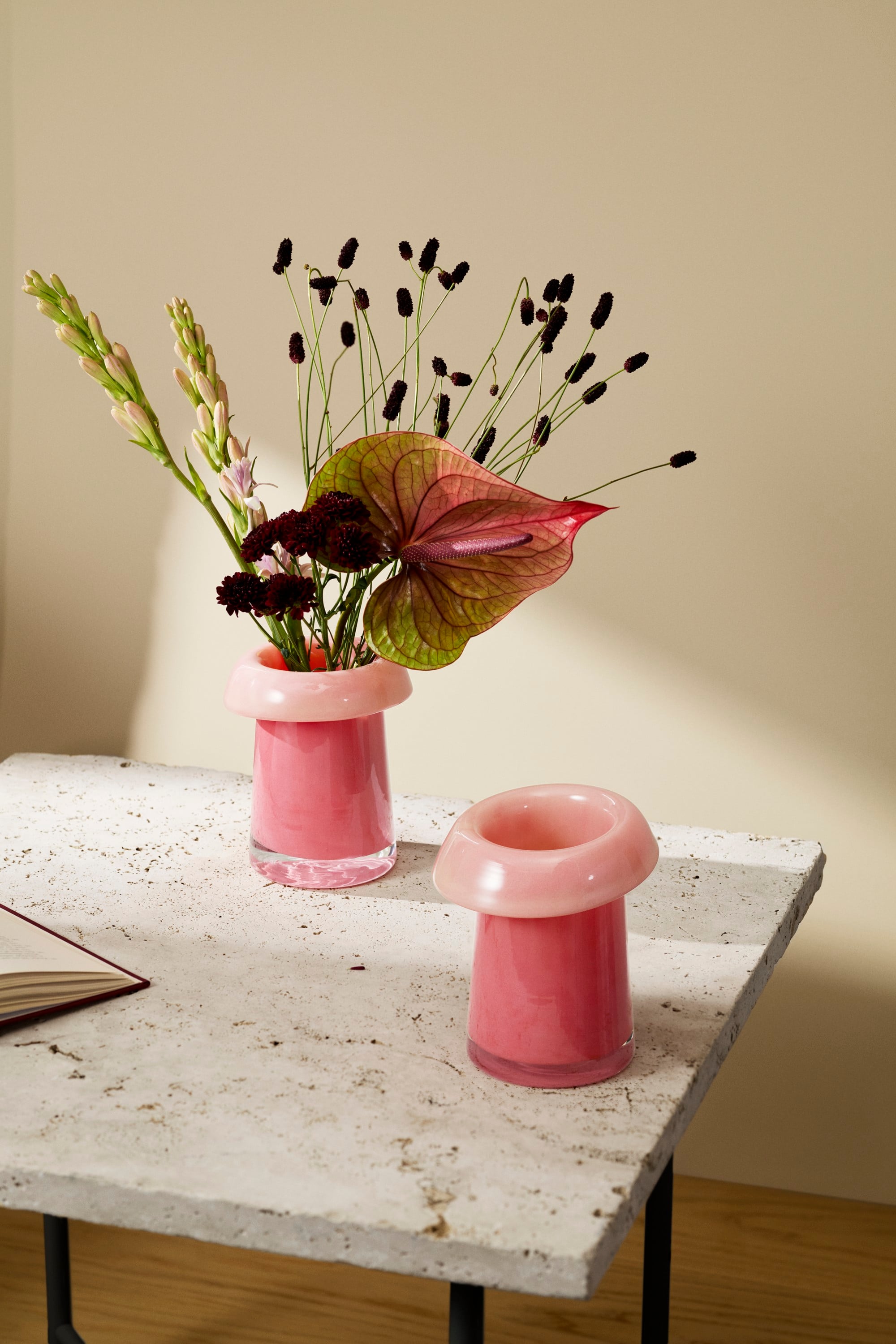 Soma Vase H16. 5 cm Koral/fersken