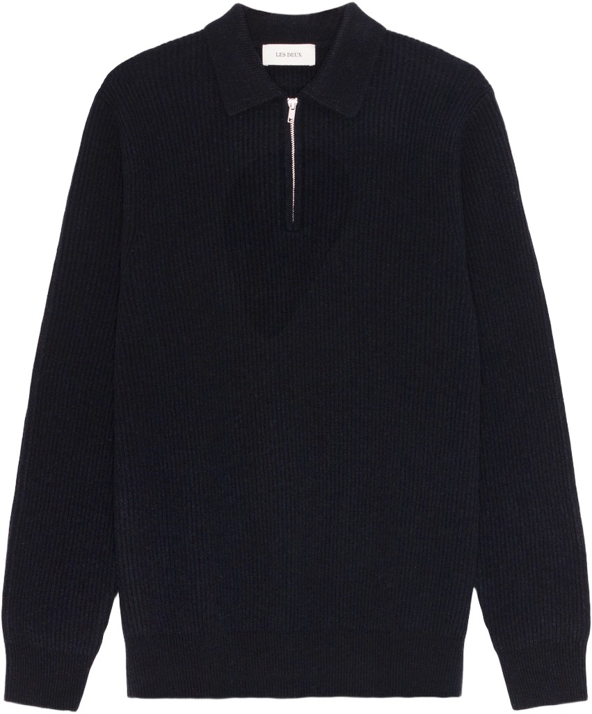 Elinor Zipper Polo Knit