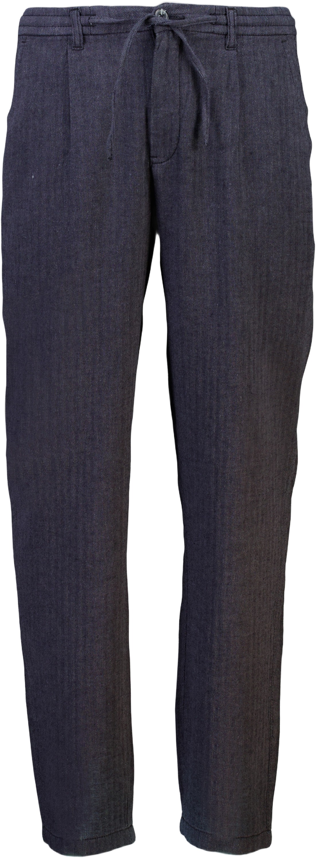 Linen Blend Herringbone Pants