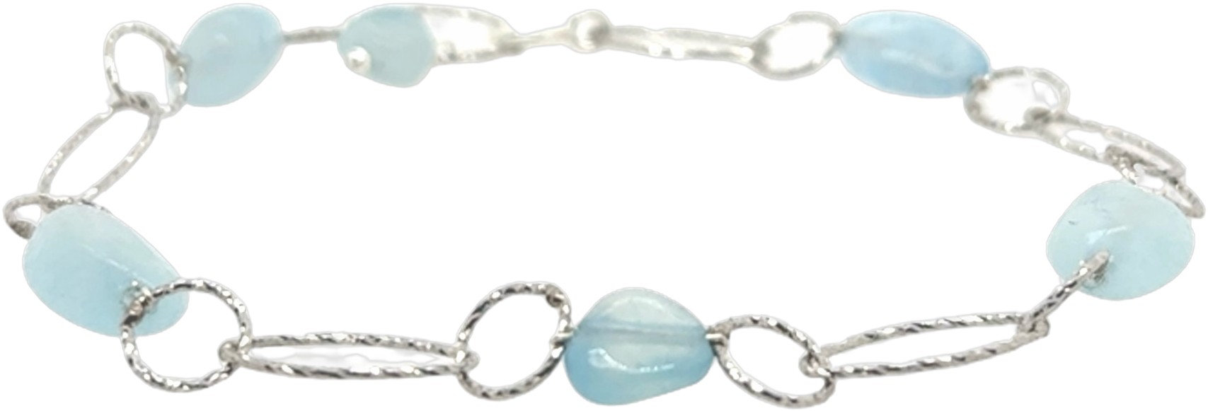 Sigga Aquamarine Bracelet Silver