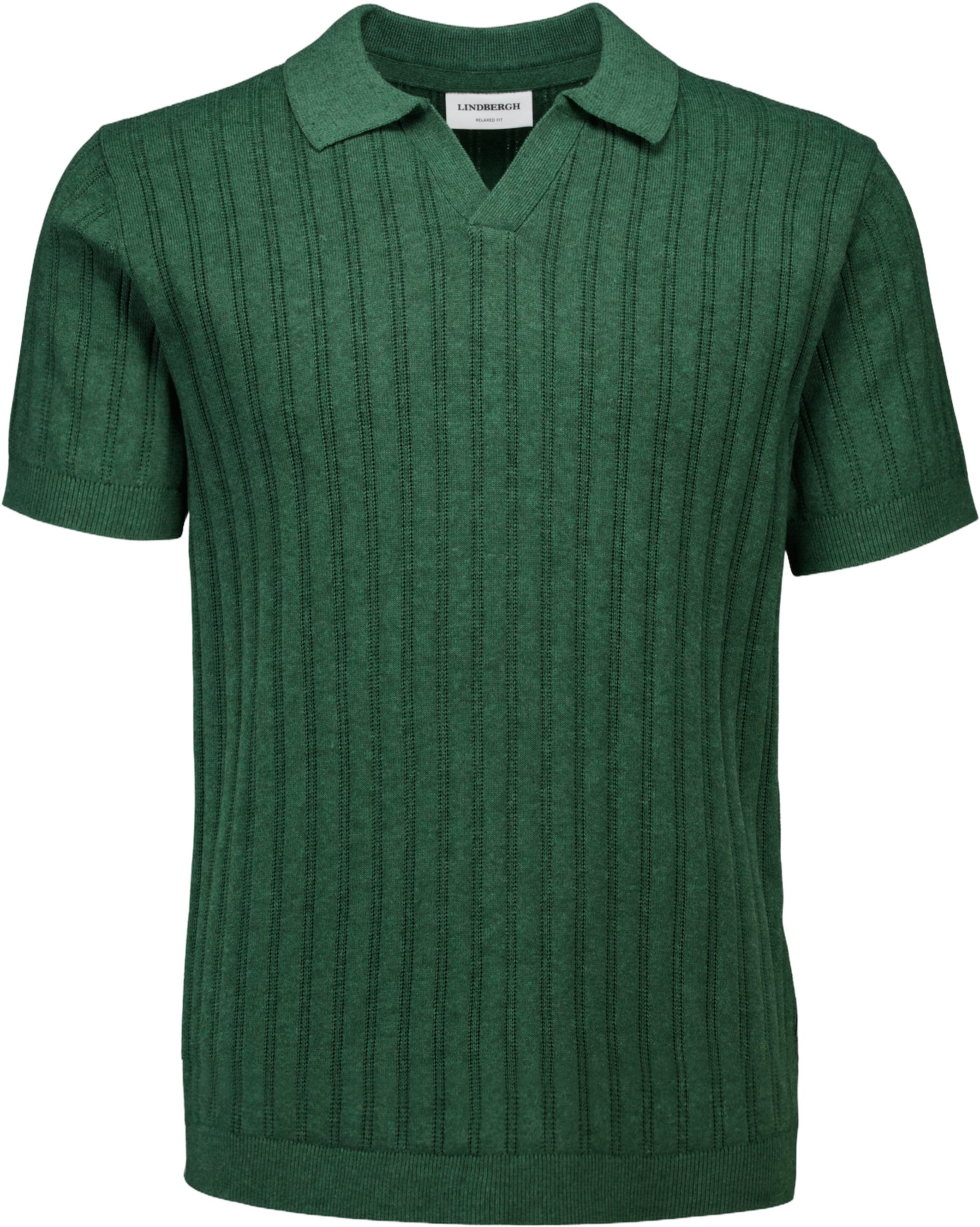 Knitted S/S Vneck Polo