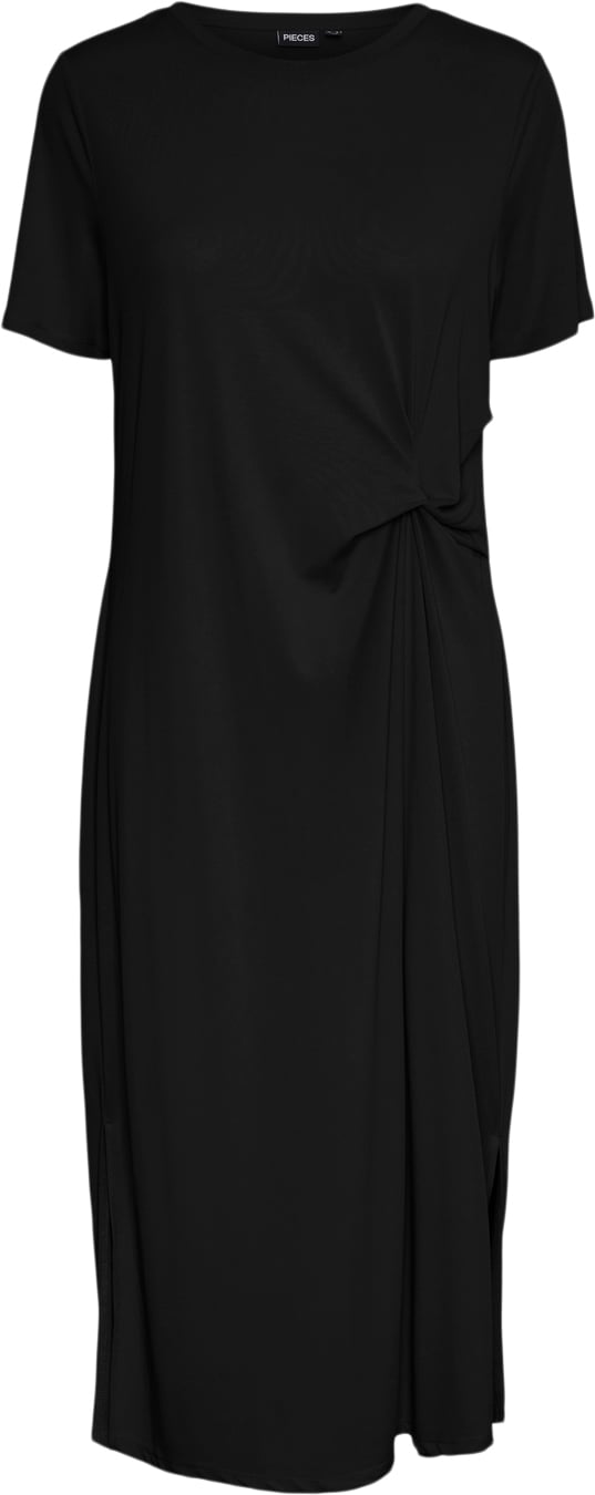 Pcanora SS Oneck Midi Knot Dress B