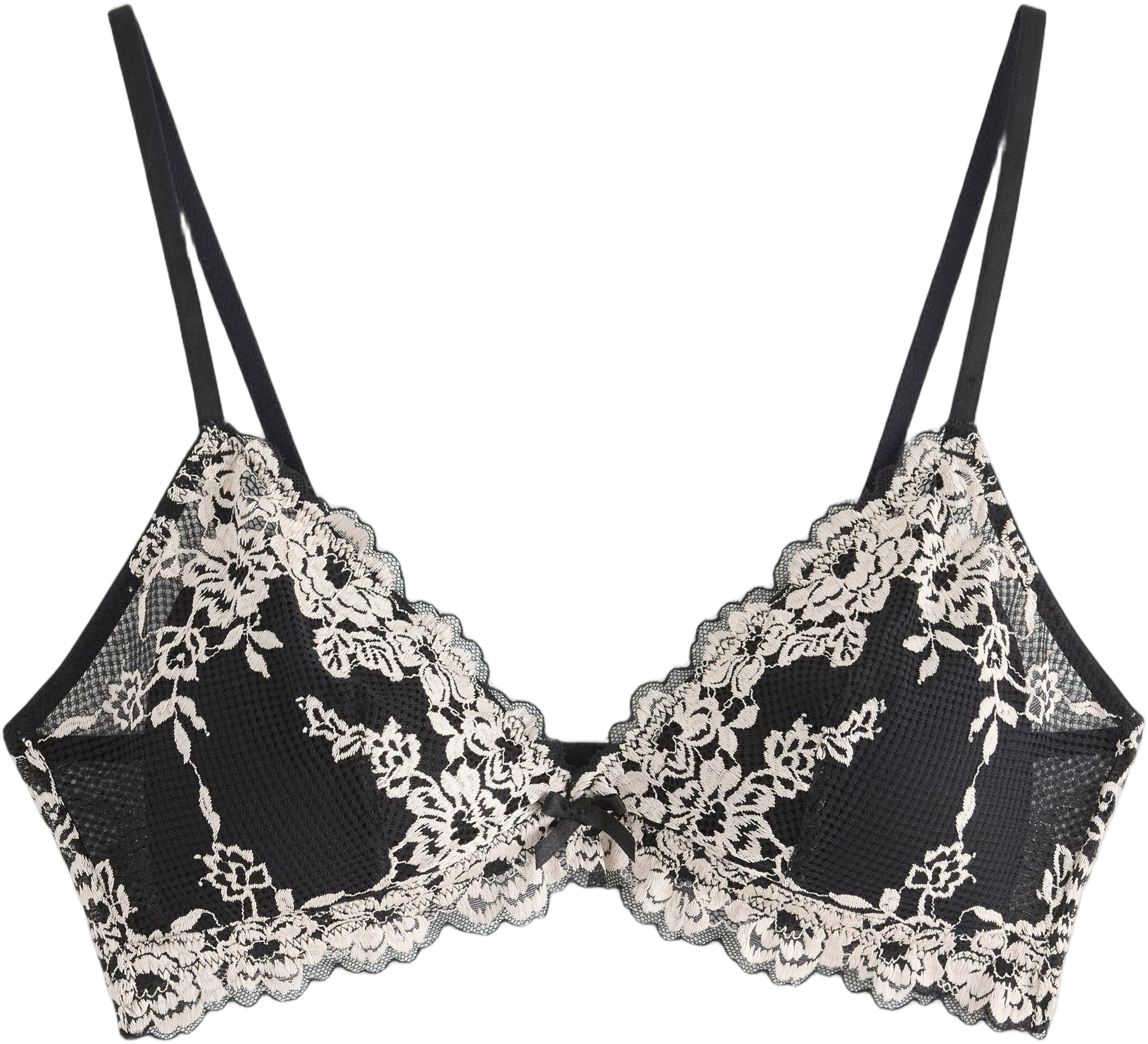 Soft Padded Bralette in Mesh With e