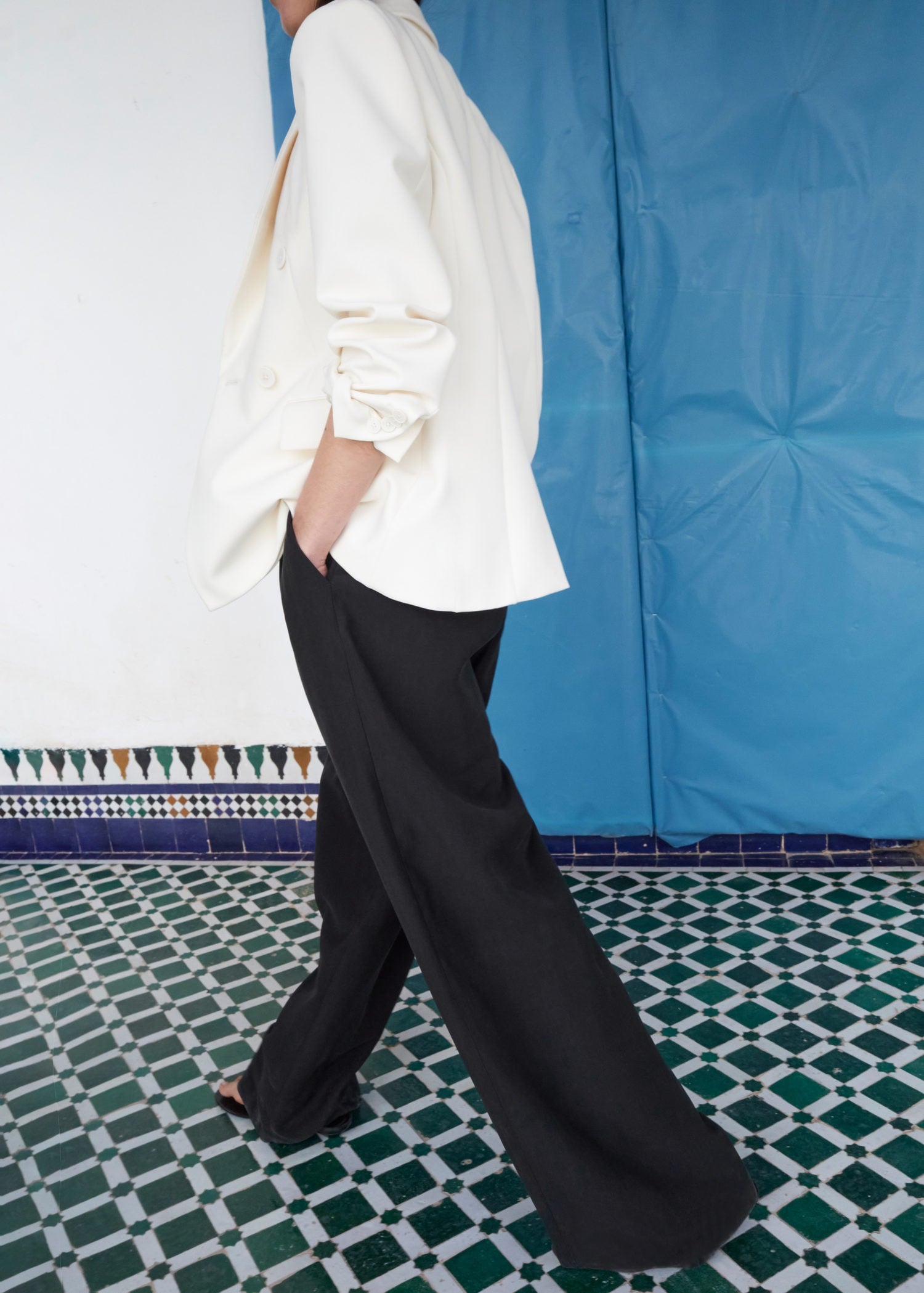 Straightfit Lyocell Trousers
