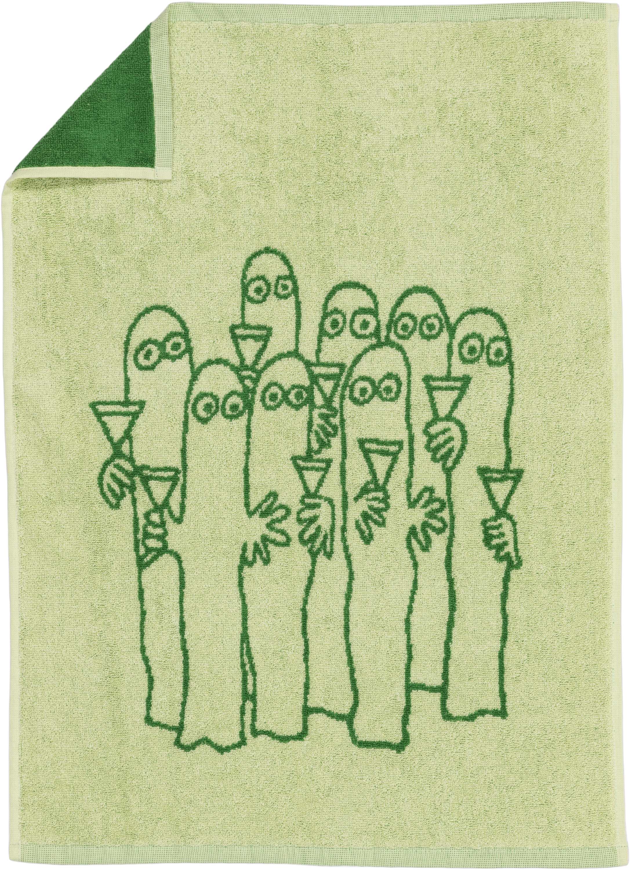 Moomin Håndklæde 50x70 Grøn