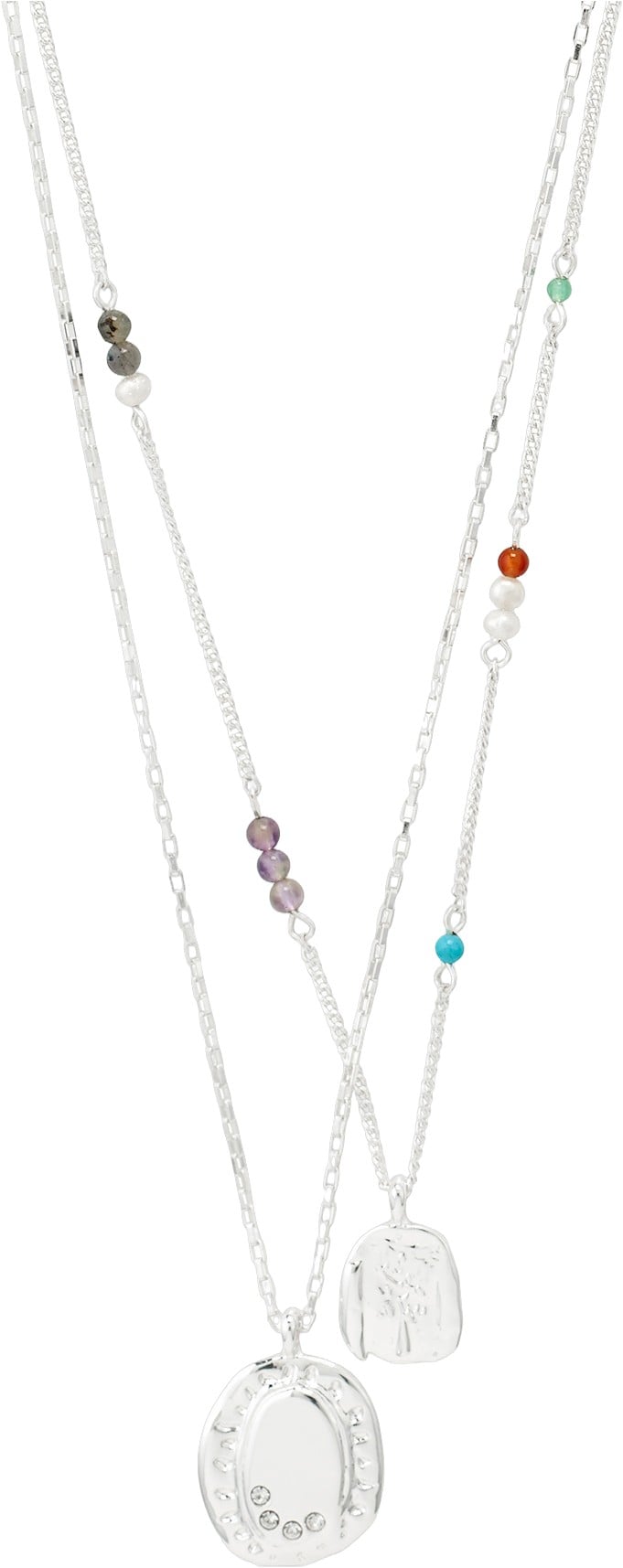 Here Necklace Silverplated