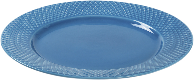 Rhombe Color Middagstallerken Ø27 cm blå