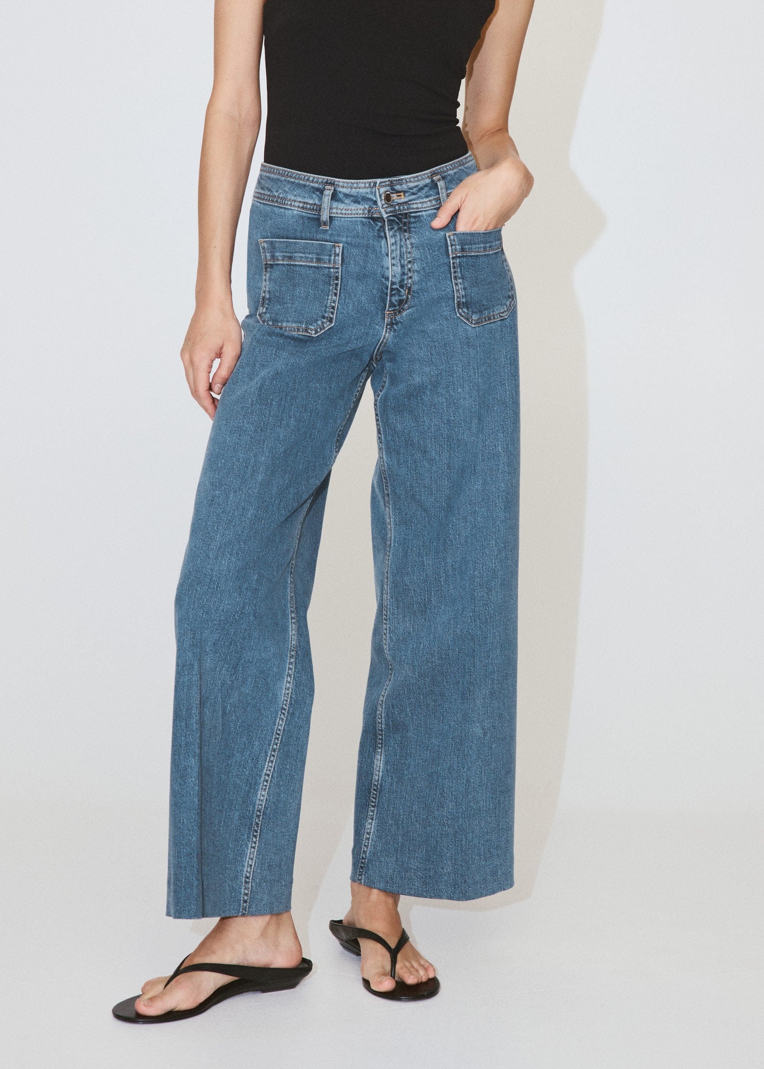 Highwaisted Wideleg Jeans