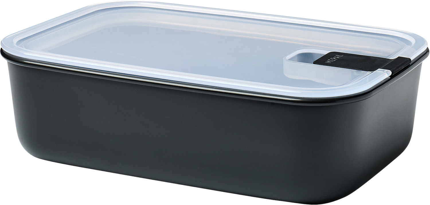 Husholdningsboks Easyclip 1500 ml Nordic Black PP