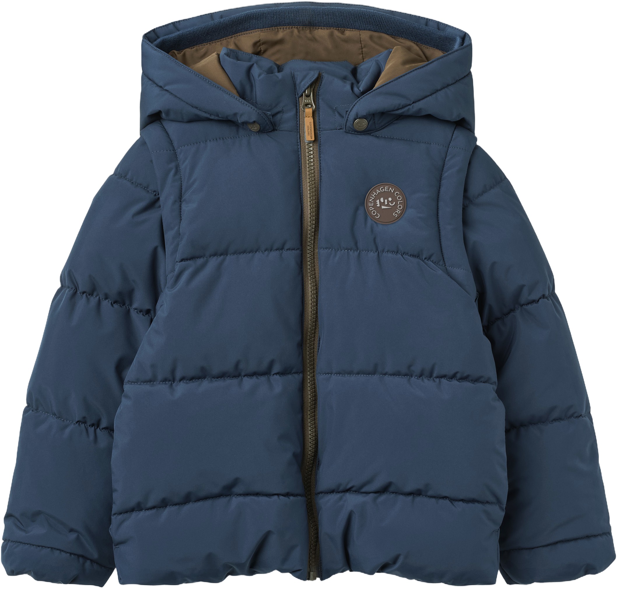 2 in 1 Puffer Jacket w. Removable Sleeves