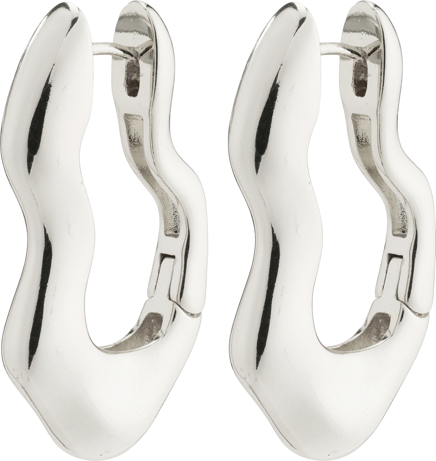 Loulia Recycled Wavy Earrings Silverplated - DKK 202 - Spar 25%