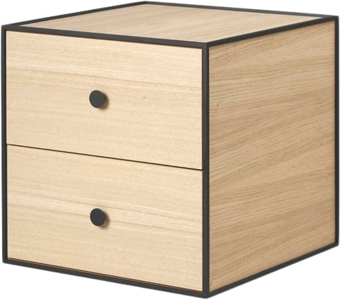 Frame 35 med 2 Skuffer Eg