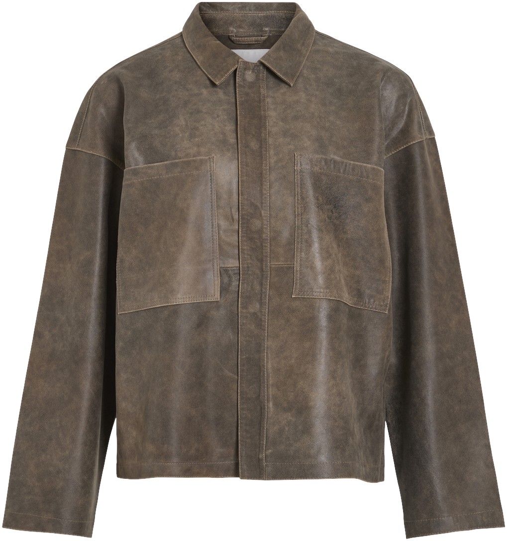 Rounila LS Leather Overshirt