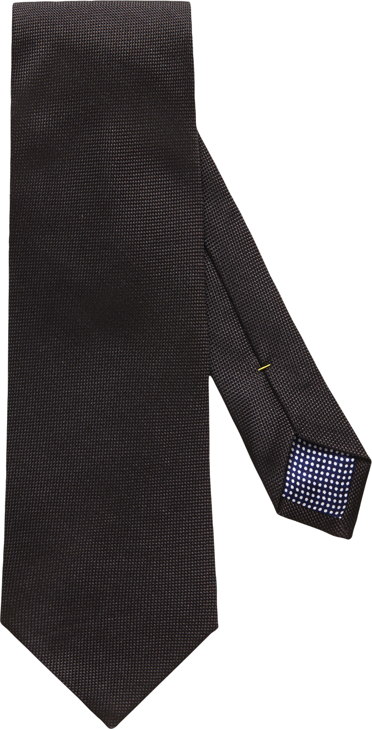 Black Basketweave Tie