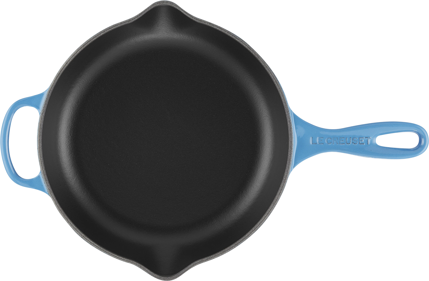 Stegepande Støbejern 23 cm Azure Blue