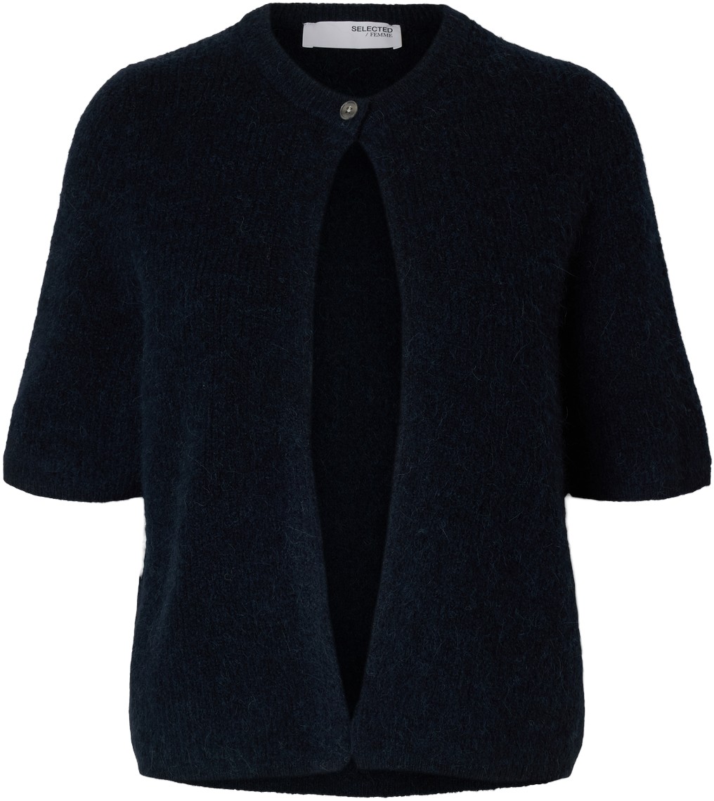 Wool RIB Knit Cardigan NO