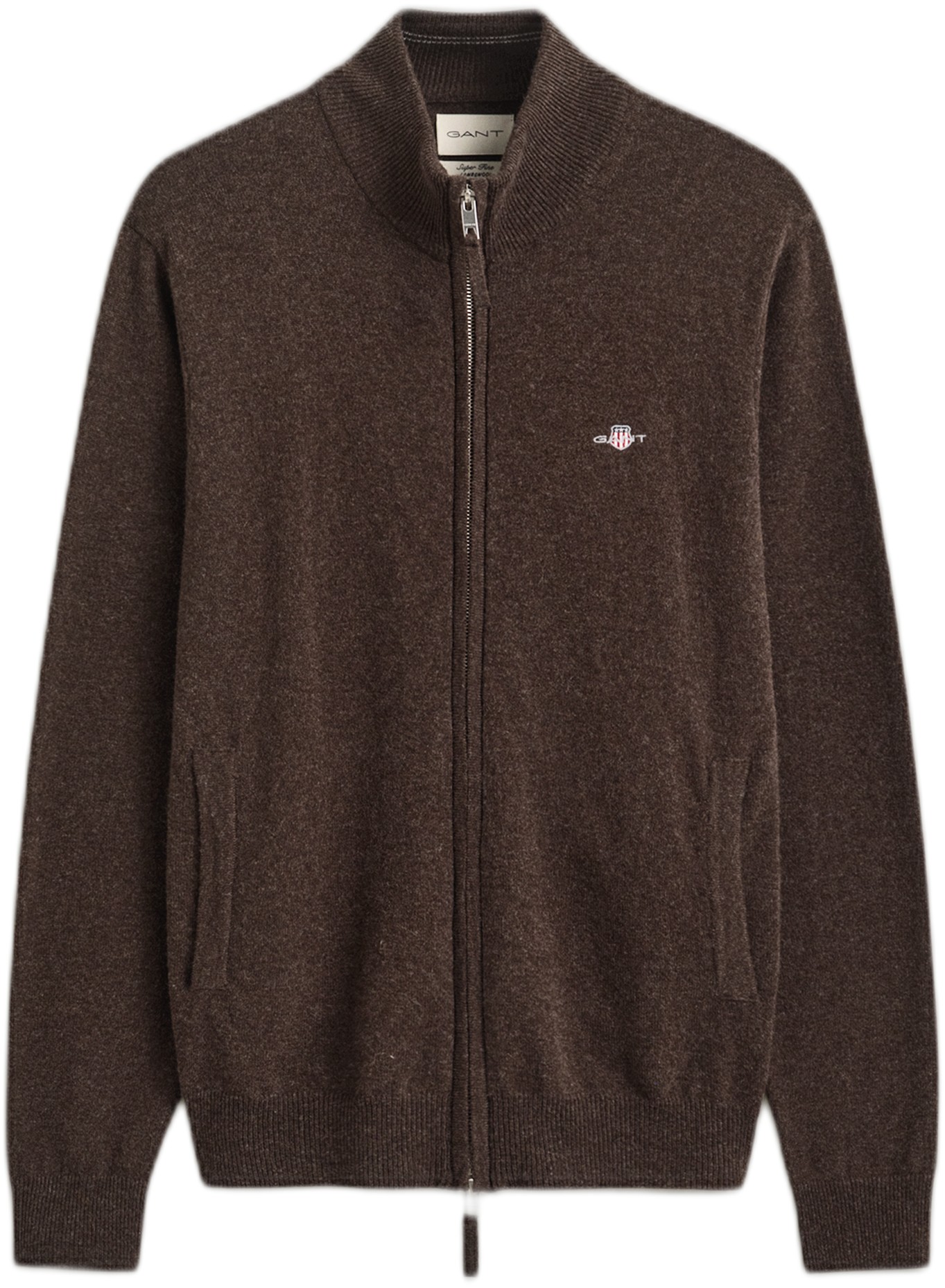 Superfine Lambswool ZIP Cardigan