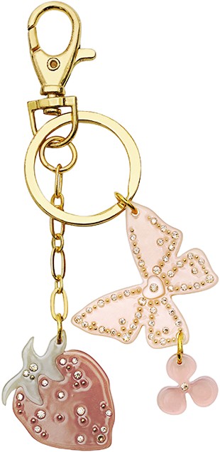 Beri Keychain Cranberry
