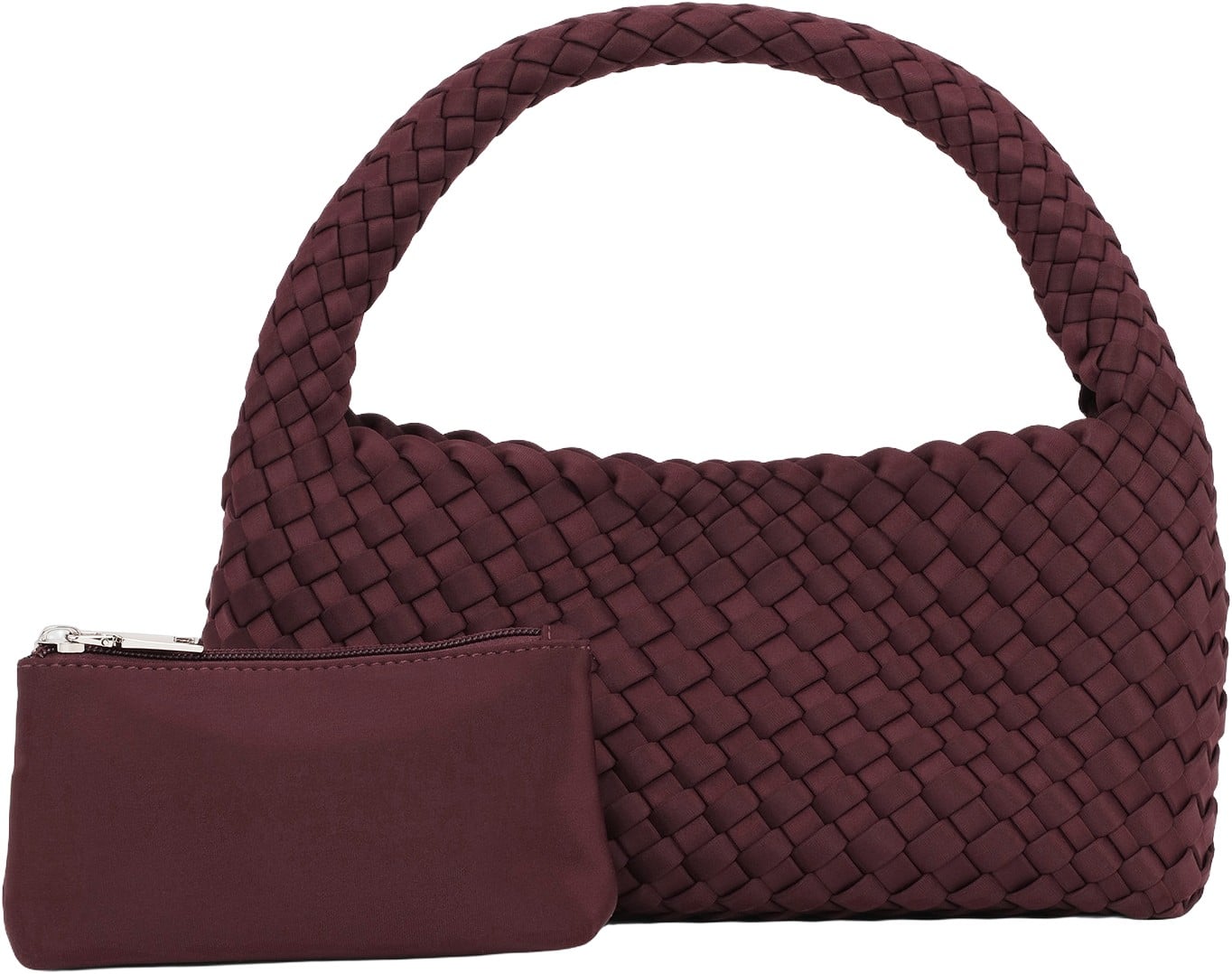Woven Scuba Mini Bag + Pouch