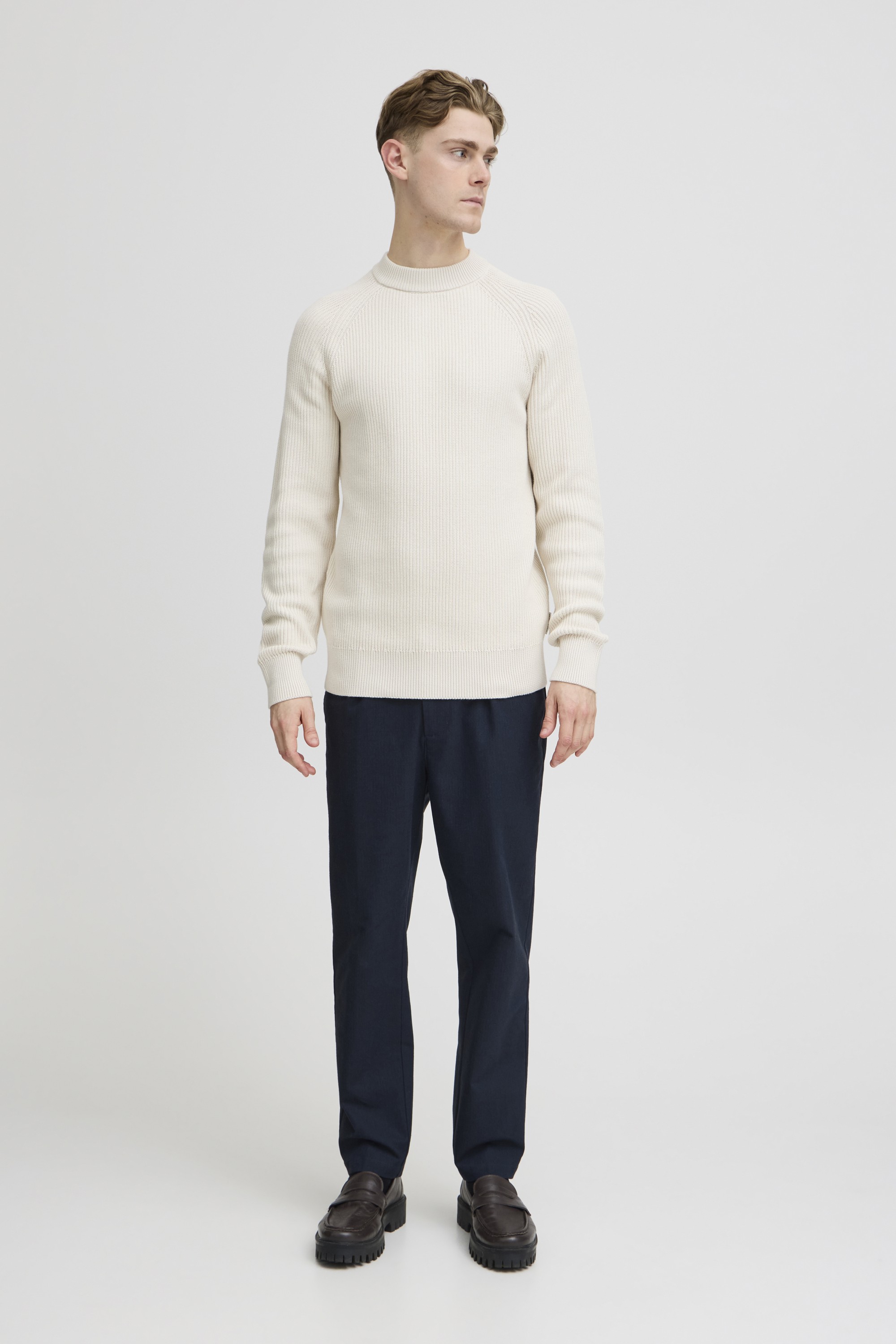 Cfkristian Raglan rib Crew Neck kni