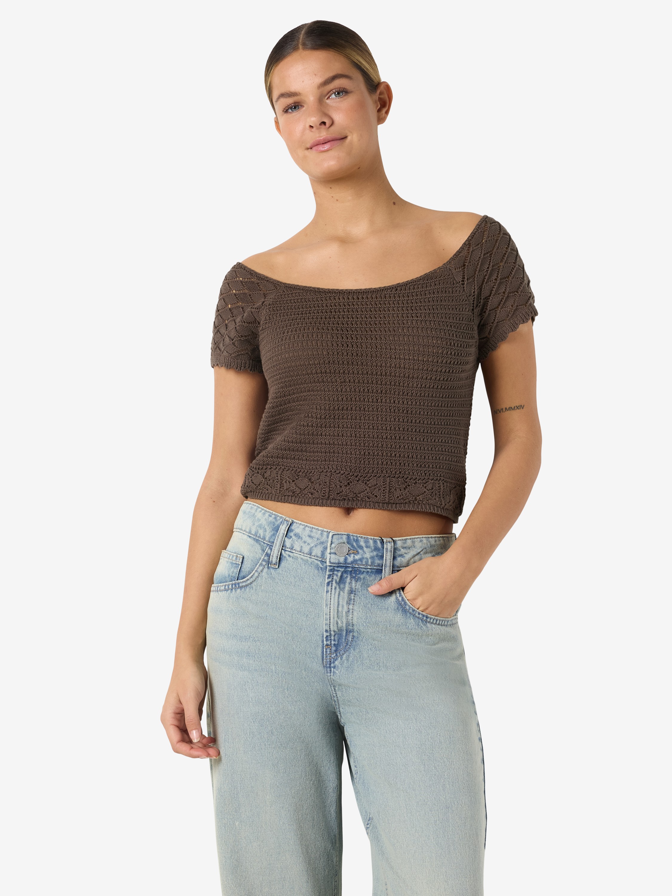 Nmquinn S/S Knit TOP FWD