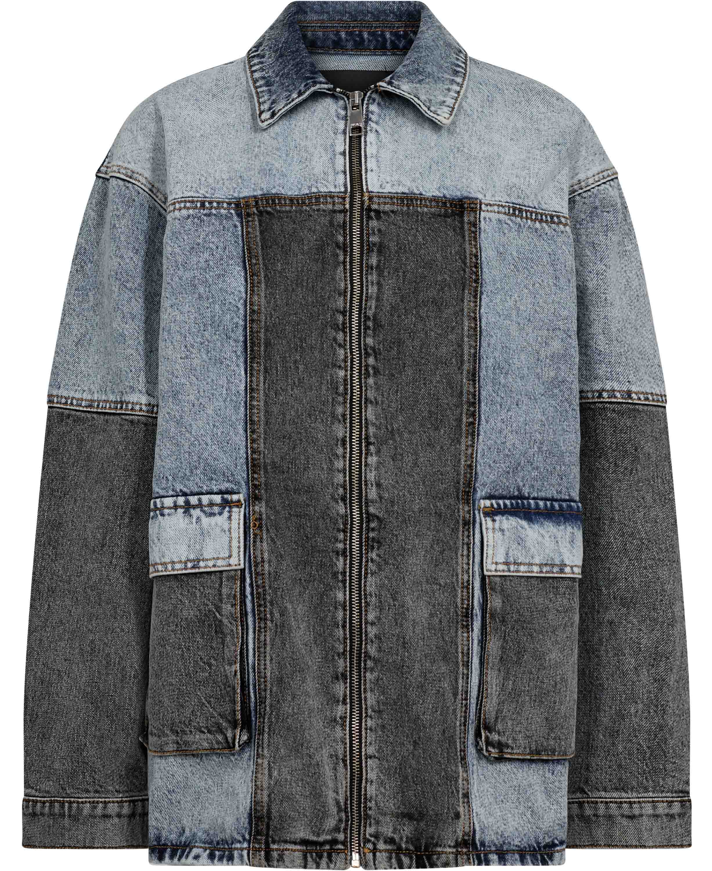 Oversized Patchwork Jacket