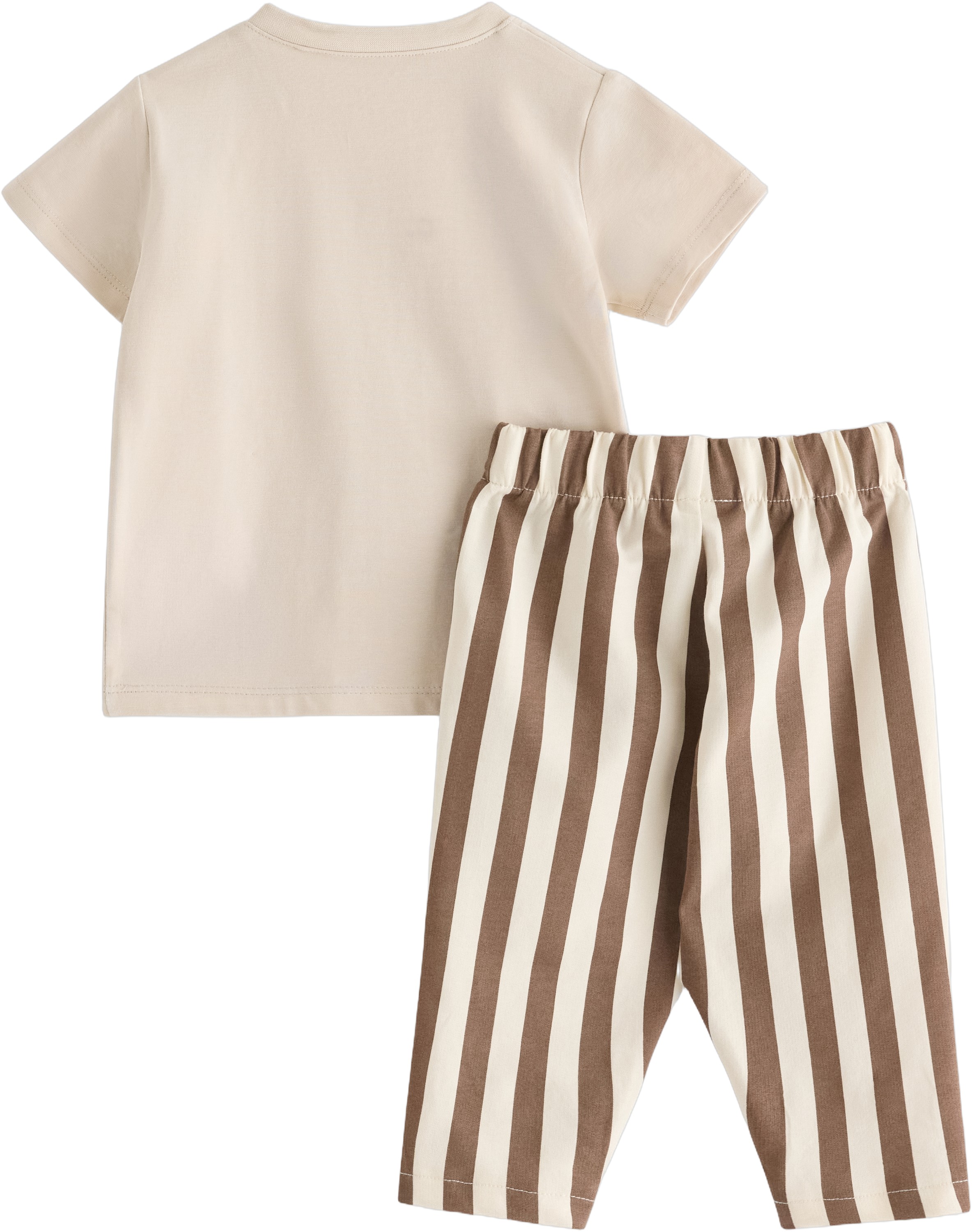 Sett med Kortermet Topp og Leggings