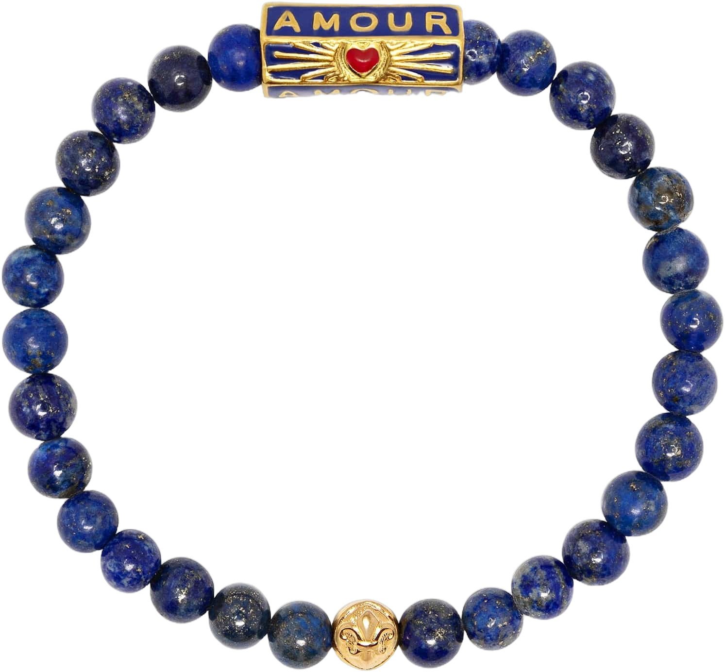 Amour Blue Lapis Lazuli Bracelet