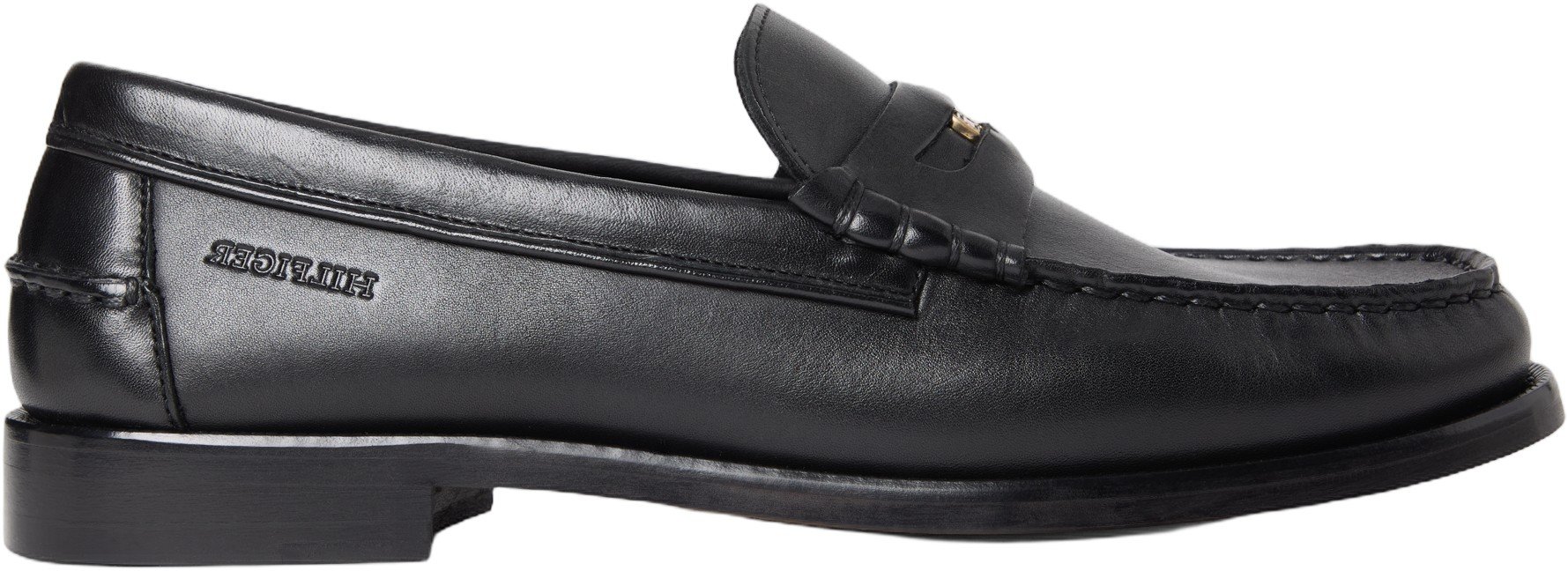 Leather Debossed Logo Loafers