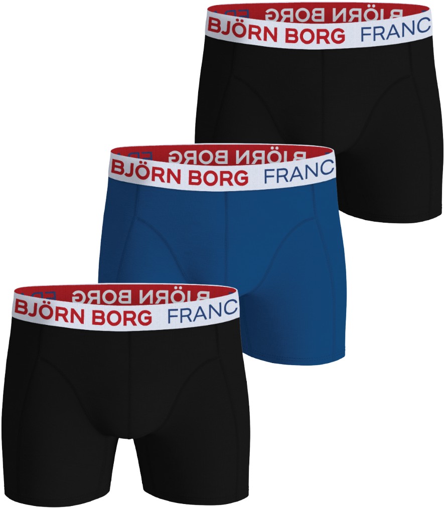 Cotton Stretch Boxer France 3p - Køb til DKK 209 - Spar 40%